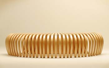 Stefan Lie - Ribs : slatted stefan lie designer futuristic ribs